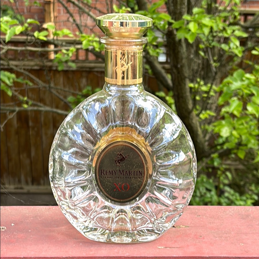 Remy Martin XO Cognac Decanter - Gold and Clear